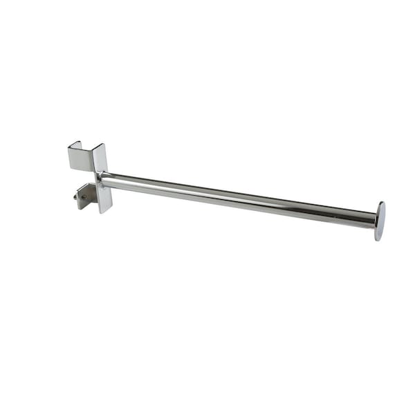 Luggage Loader TV-LR 12 in. Twist-On Round Straight Arm for Square Tubing Rack - Chrome LU2959464 - main